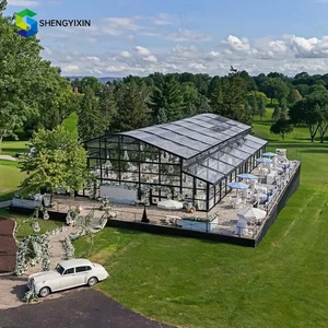 Luxury Atrium Cathedral Event Tent Elegant Clear Span Marquee For High-End Weddings Exhibitions & Corporate Galas