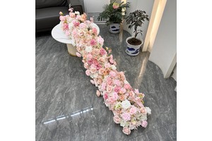Luxury Wedding Party Decoration Artificial Rose Flower Artificial Plants and Flowers Road Lead Flower Decoration Table Flower