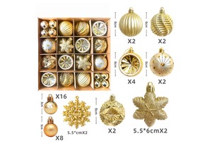 Christmas Gift Christmas Decoration Colorful Festival Hanging Decoration Hot Selling Christmas Ball Festival Decoration