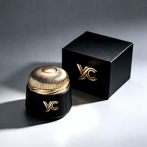 YC OEM Luxury Glass Jar Storage Jar Arabic Style Suitable For Storing Saffron