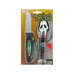 畅销新奇的特技礼品套装塑料恐怖血刀有趣的笑话和插科打中广受好评的EN71 BSCI