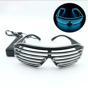 PARTYMENT LED Light Effects Glowing Party Glasses for Night Concerts and Festive Events