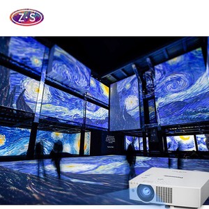 Wedding Restaurant Holographic Projector Holographic Wedding Display Immersive Wall Floor Mapping Projection For Banquet Hall