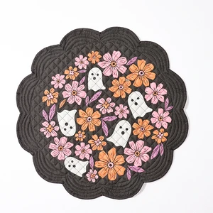 100% Polyester Placemat Irregular Custom Table Runner Mats & Pads For Wedding Home Hotel Restaurant
