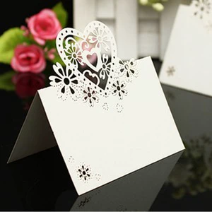 Paper Place Name Seat Card Cards for Wedding Party Table Decor Supplies