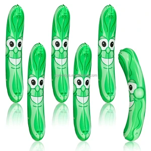 Factory Wholesale PVC Inflatable Cucumber Pickle Toys High-Quality Novelty Items for Party Decor Fun