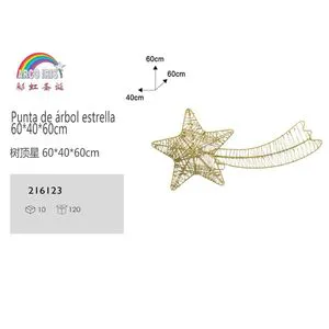 Star-Shaped Decorative Tree Topper Christmas Tree Stand and Accessories
