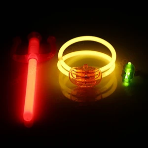 Halloween Items 3 Pieces Glow Stick Party Pack Multi Color Glow Party Set