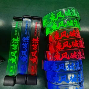 LED Party Bracelets Flashing Light up White Bracelet Activated for Party Favor