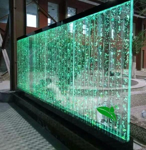 Wedding Supplies Colorful Led Bubble Water Wall Wedding Backdrops Decoration
