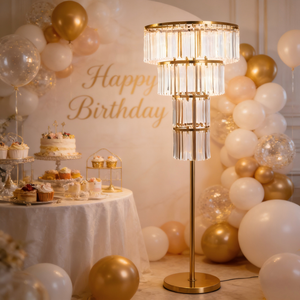 Wedding Decoration Supplies Acrylic Wedding Stage Sign-in Place, Decorative Floor-to-ceiling Flower Stand Decoration
