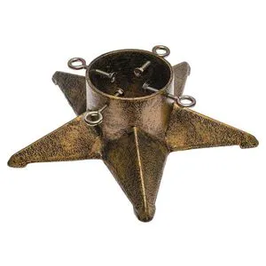 Star Shape Tree Stand Holiday & Christmas Decorative Metal Pine Tree Display Stand