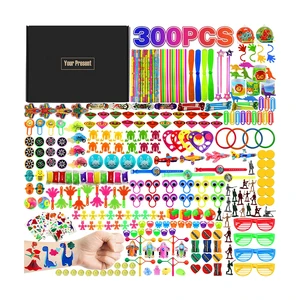 300pcs Small Toy Party Favors Kids Birthday Goodie Bag Gifts Set for Chinese New Year Halloween Pinata Filling Giveaways for