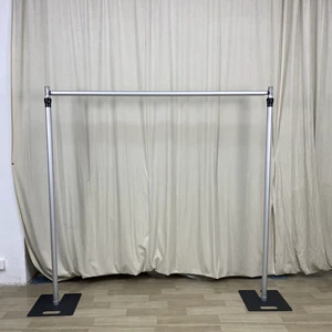Heavy Duty 10ft Adjustable Wedding Arch Backdrop Stand, Aluminum Alloy Pipe and Drape System Flower Stand for Event Stage