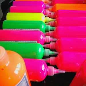 Neon Cream Fluorescent Luminous Body Paint UV Liquid Coloring for Party Face Painting