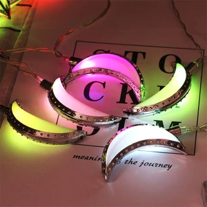 Party Supplies 5pcs Banner Balloons Photo Booths Set Eid Muslim Mubarak Ramadan Decoration
