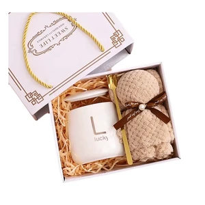 Hot Selling Items Gift Custom Mug Towel Set Valentine's Birthday Christmas Souvenir Wedding Favors for Guests