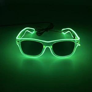 LED Light-Emitting Disco Party Decorative EL Glasses New Version Eye Glasses Perfect Back School Gift