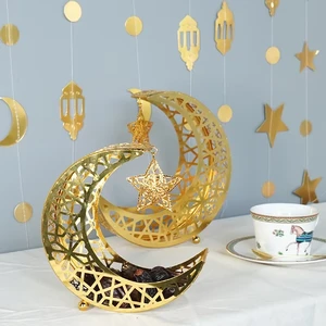 Wholesale Kraft World Customizable Metal Ramadan Kareem Decor-Durable Reusable Multi-Color Handmade Portable Factory Price