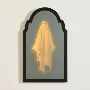 Halloween Novelty Gift Ghost Mirror Hologram Ghost Mirror Spooky Scary Ghosts for Party Novelties