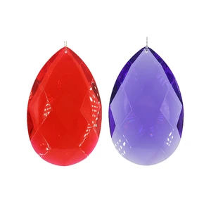 Custom Colorful Easter Decoration Supplies Hanging Ornaments Sublimation Festival Gemstone Shape Ornament