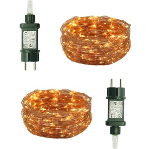Waterproof 100 200 300 500 1000 LED Fairy 10m 100m Copper Wire EU UK Plug String Lights for Party Christmas Wedding
