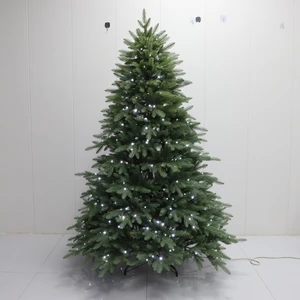 Factory Price 4ft 5ft 6ft 7ft No Smell Artificial Prelit Full PE Realistic Christmas Trees