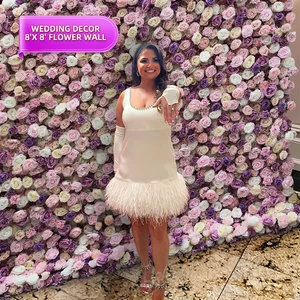 Good Quality Budget-Friendly Artificial Flower Wall for Wedding Decoration