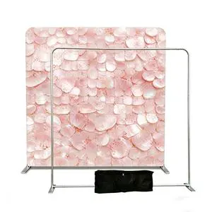 Customized Design Factory Price ZJ ZJ-01 8x8ft 8x10ft 10x10ft Promotional Sublimation Wedding Backdrop Banner