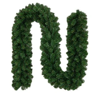 High Quality 270cm Outdoor Hanging Christmas Tree Rattan with Pine Cone Wholesale Christmas Tree Stand and Accessories