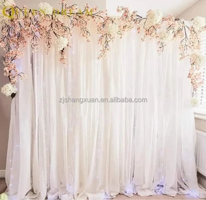 Hot Selling Wedding Festival Celebration Background Wall Decoration Romantic Chiffon Yarn