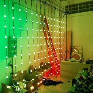 Christmas Decorative Lighting DMX RGB Ball Pixel String Lights DMX 3D LED