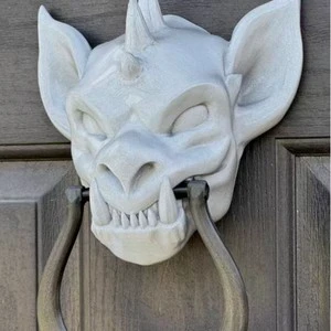 Halloween Party Decorations Cross-Border Wholesale Plastic 3D Printed Wall Decorations Hanging Ornaments Featuring Prajna Mask