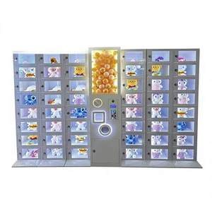 Hot Sale Toy Dispenser Matching Transparent Gift Display Cabinet Capsule Egg Twister Machine A Set