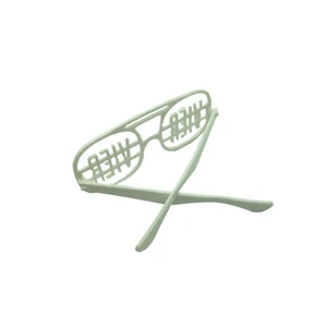 Toys Kids Party Fun Novelty Glasses with Letter Design Lightweight Plastic Frame Cool Costume Accessories for Birthday Dress up