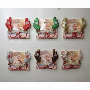 Christmas Reindeer Antler Design Glasses Party Novelties