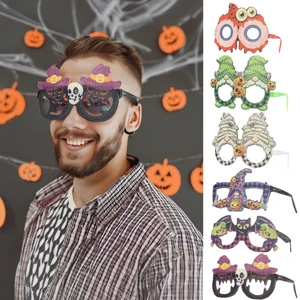 Halloween Paper Party Glasses Playful Interesting Photo Props Unique Decorative Glasses Costume Accessories for Party Festival
