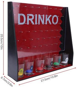 2023 Hot Shot Glass Drinks Bar Game Set Best Selling Wholesale Drinking Game Great Fun Party Supplies Shot Glass Drinking Set