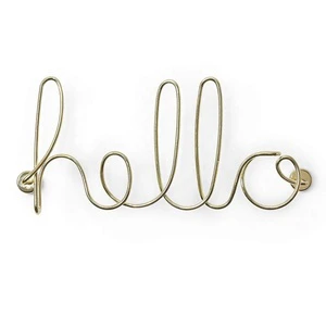 Custom Color & Logo High-End Neon-Like Metal Wall Decor for Weddings Custom Sizes & Brown Box Packaging