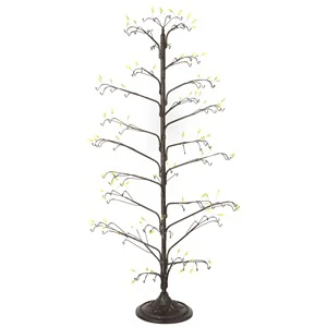 Christmas Tree Stand With Bendable Branches Indoor Decorative Display Pine Shape Standing Base