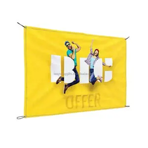 Custom Event flag banner for Business Advertising for Wedding Birthday Table Cover with Tent or Backdrop or Pop up Banner