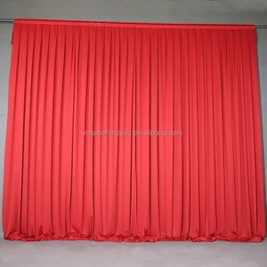 Wedding Backdrop Stage Decorations Red Wedding Drapery Fabric Backdrop
