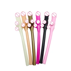Hen Party Bridal Shower Bachelor Party Bar Night Club Supplies Adults Novelty Items Durable Large Jumbo Willy Drinking Straws