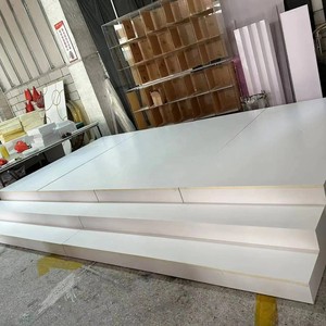 Fancy Cheap Dance Floor Stage Wedding Backdrop Decoration Party Stage Platform Acrylic Stage for Event Wedding Decor