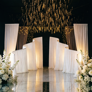 Wedding Decoration & Supplies wedding decoration & supplies Wedding Decoration & Supplies Wedding Iron Arrangement Props Large Stage Activity Background S-Shaped Shelf Outdoor Decorative