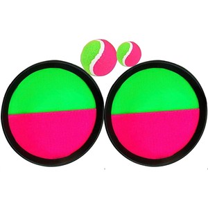 OEM Promotional Toss and Catch Sticky Target Paddle Kit - Indoor Party Games, Low MOQ, Fast Delivery (2 Targets + Ball)