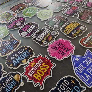Multi-Shape Custom PVC Foam Board Photo Cutouts For Instagram Wedding Graduation Christmas Diwali Themed Party Props UV Printing