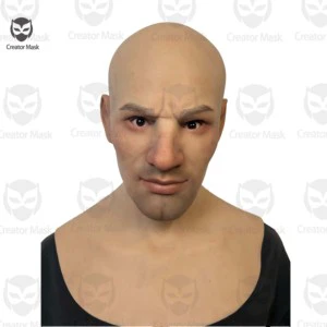 Silicone Mask Realistic Full Face Party Mask Male Face Accessories For Parties Performances Movie Props Party Supplies