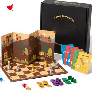 Wholesale Custom Eco-Friendly Party Board Games Tabletop Games with Personalized Printing and Paper Material