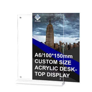 Acrylic Material Name and Seat Display Table Card for Conference Room Seminars Advertising Display Table Board